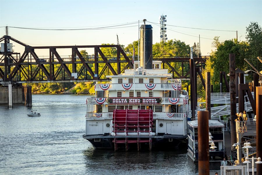 Delta King riverboat in Old Sacramento
