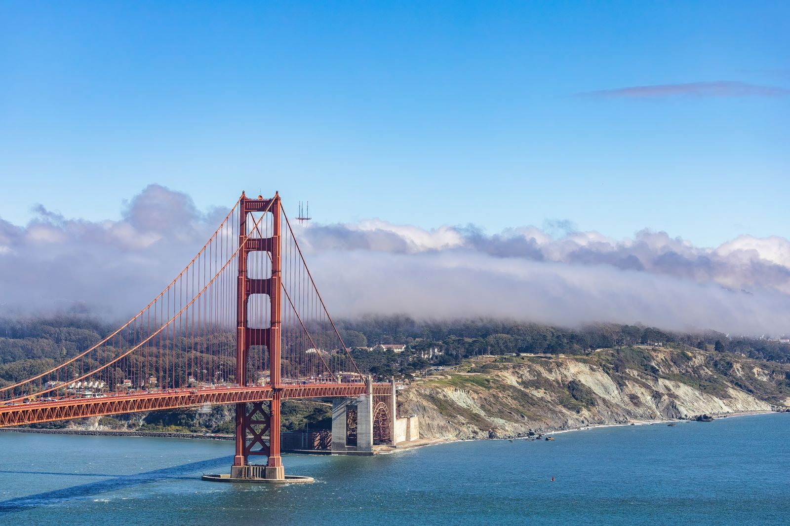 Golden Gate Bridge from above